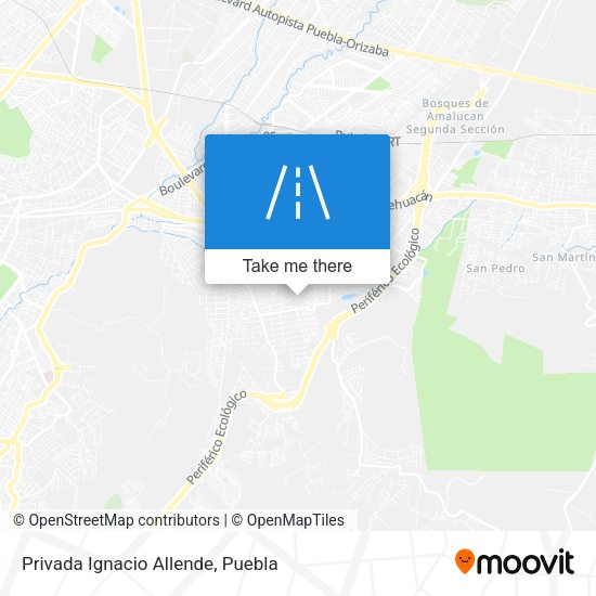 Privada Ignacio Allende map