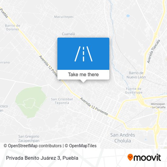 Privada Benito Juárez 3 map