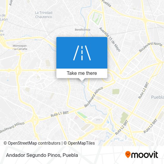 Mapa de Andador Segundo Pinos