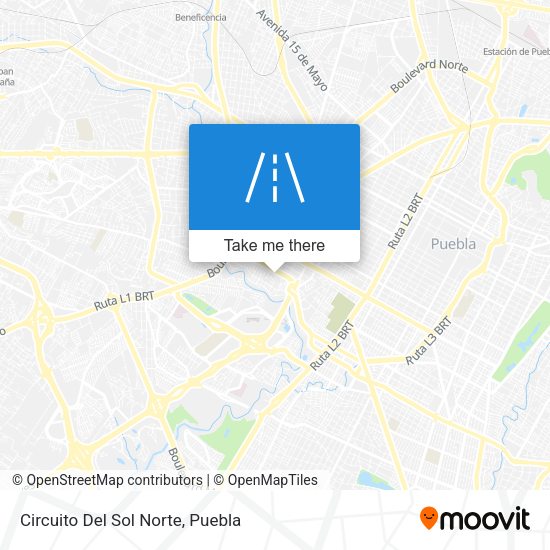 Mapa de Circuito Del Sol Norte
