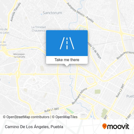 Camino De Los Ángeles map