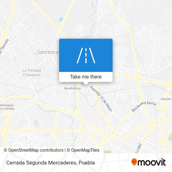 Mapa de Cerrada Segunda Mercaderes