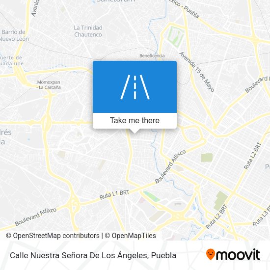 Mapa de Calle Nuestra Señora De Los Ángeles