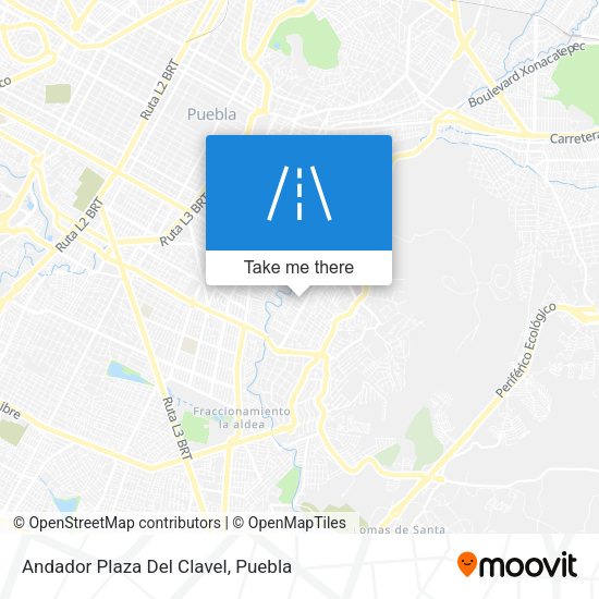 Andador Plaza Del Clavel map