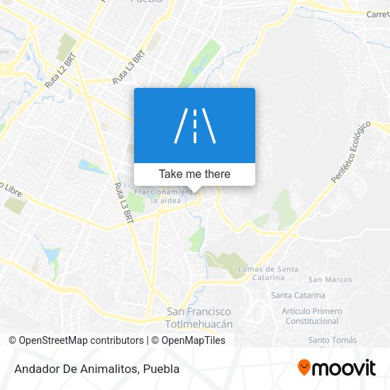 Mapa de Andador De Animalitos