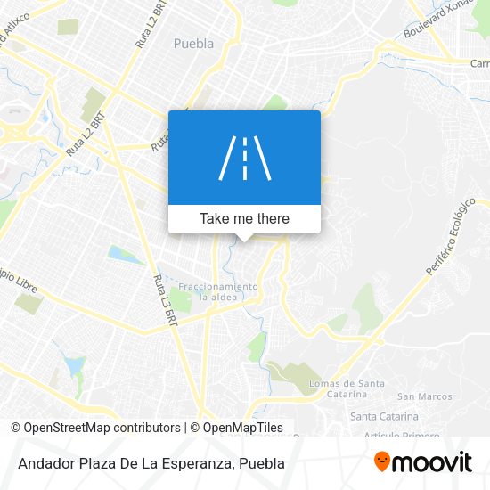 Mapa de Andador Plaza De La Esperanza