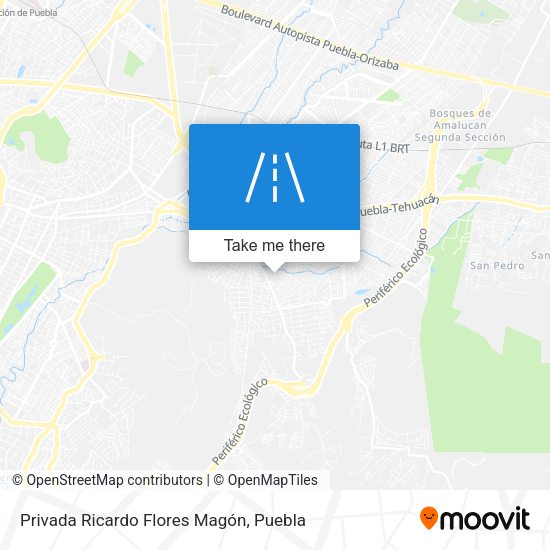 Mapa de Privada Ricardo Flores Magón
