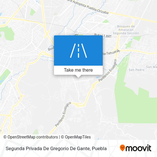 Segunda Privada De Gregorio De Gante map