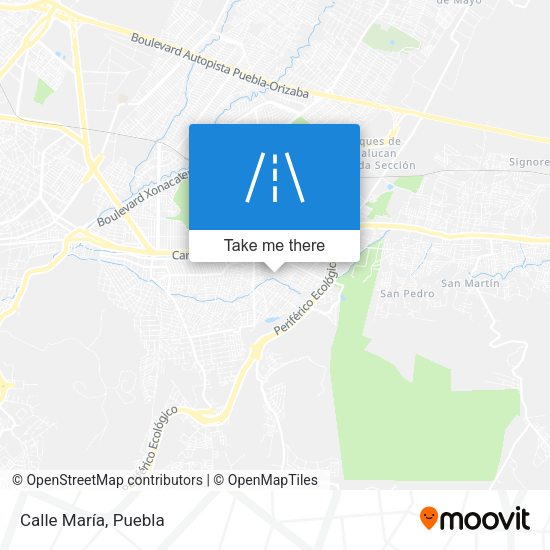 Mapa de Calle María