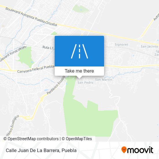 Calle Juan De La Barrera map