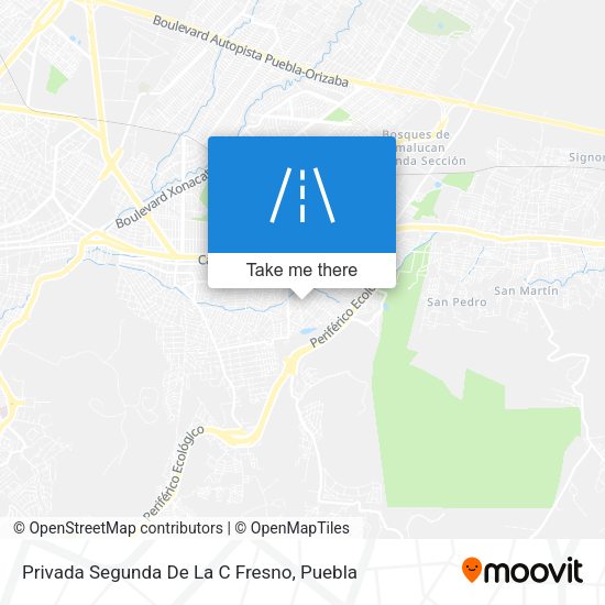 Privada Segunda De La C Fresno map