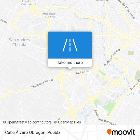 Calle Álvaro Obregón map