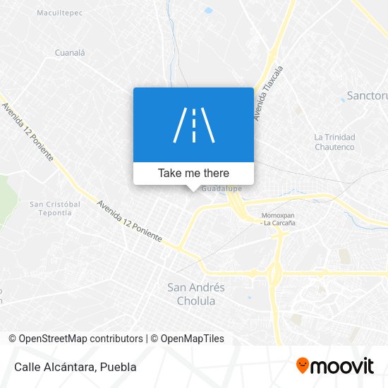 Mapa de Calle Alcántara