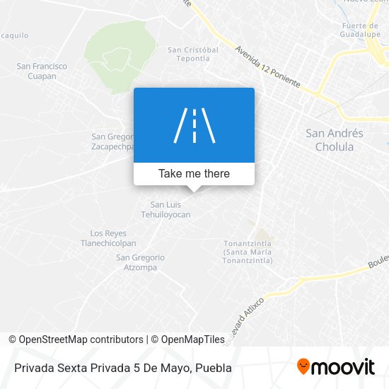 Privada Sexta Privada 5 De Mayo map
