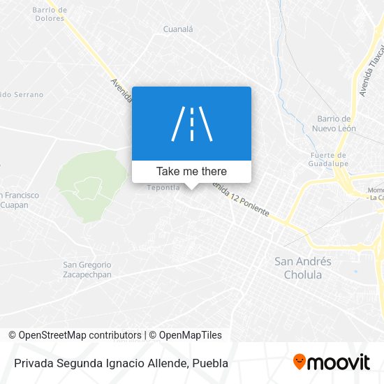 Privada Segunda Ignacio Allende map