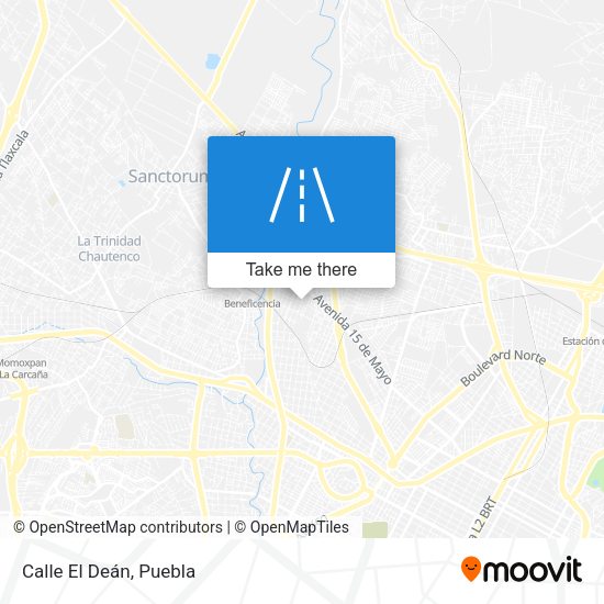 Mapa de Calle El Deán
