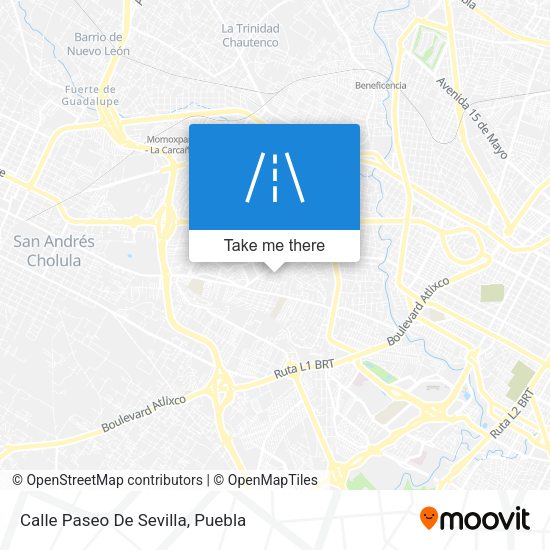 Mapa de Calle Paseo De Sevilla