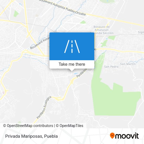 Mapa de Privada Mariposas