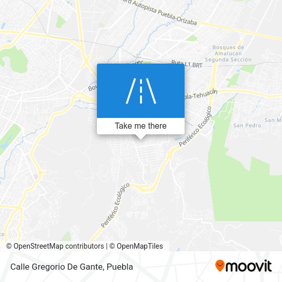 Calle Gregorio De Gante map