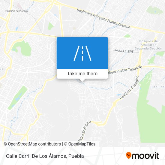 Mapa de Calle Carril De Los Álamos
