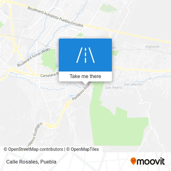 Mapa de Calle Rosales