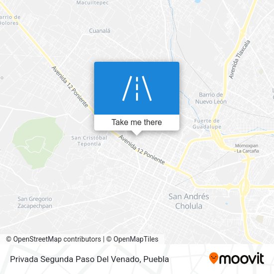 Privada Segunda Paso Del Venado map