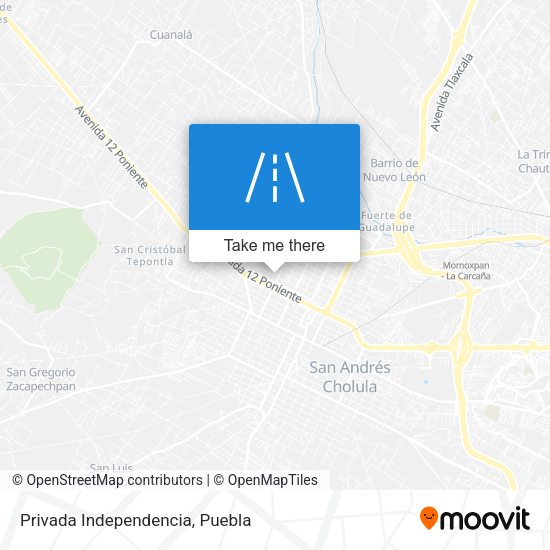 Mapa de Privada Independencia