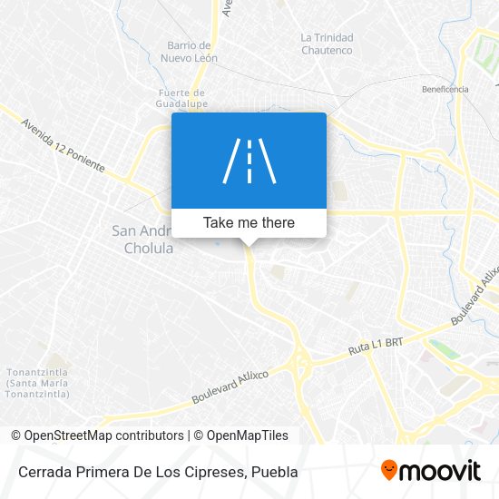 Cerrada Primera De Los Cipreses map