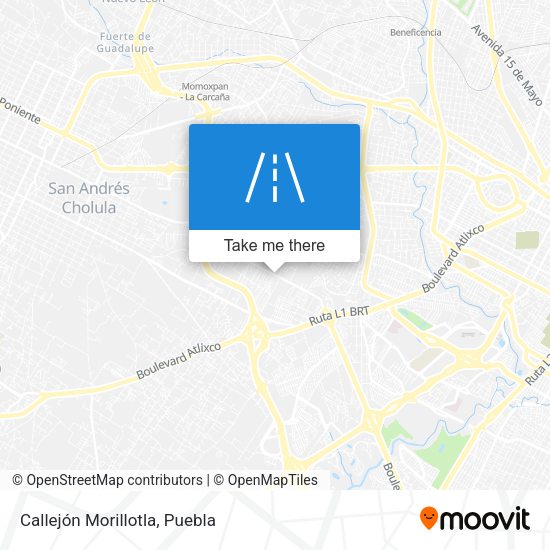 Callejón Morillotla map