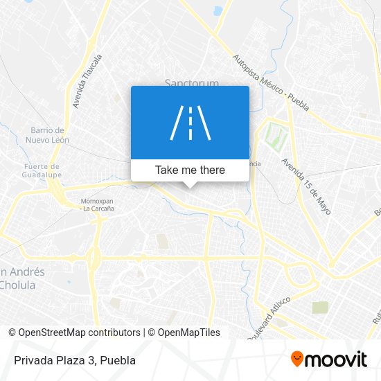 Mapa de Privada Plaza 3