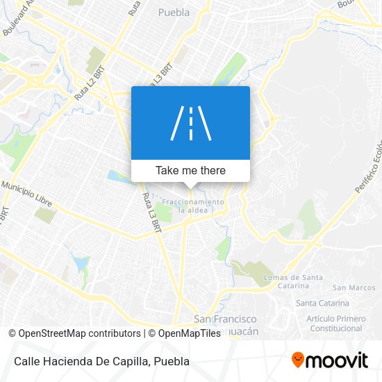 Calle Hacienda De Capilla map