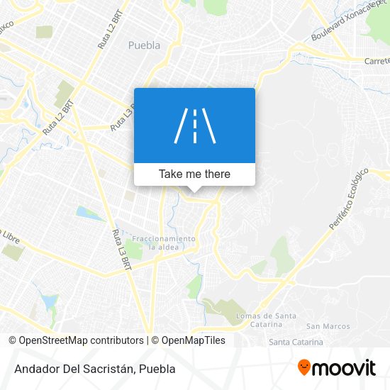 Andador Del Sacristán map