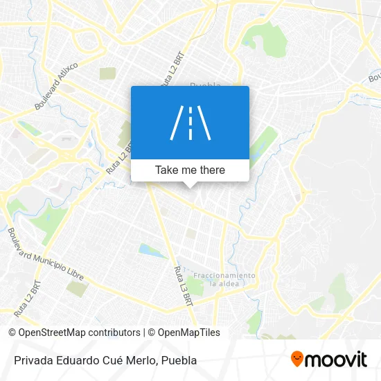 Privada Eduardo Cué Merlo map