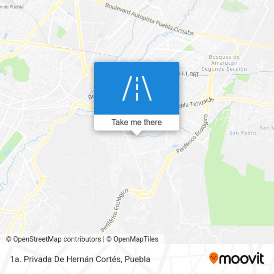 1a. Privada De Hernán Cortés map