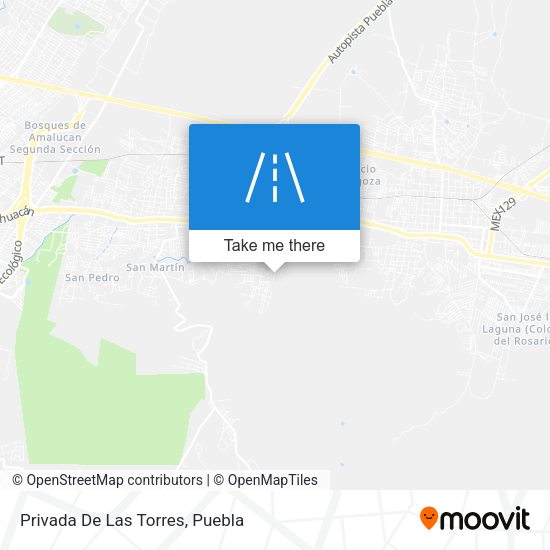 Mapa de Privada De Las Torres