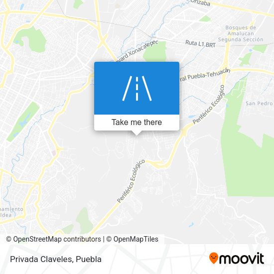Mapa de Privada Claveles
