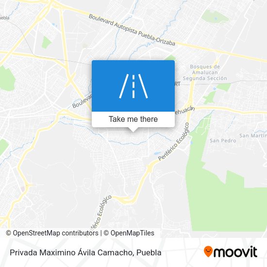 Privada Maximino Ávila Camacho map