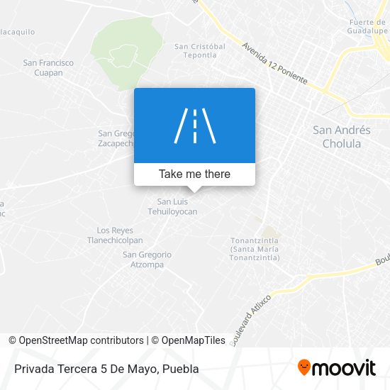 Privada Tercera 5 De Mayo map
