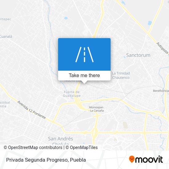 Privada Segunda Progreso map
