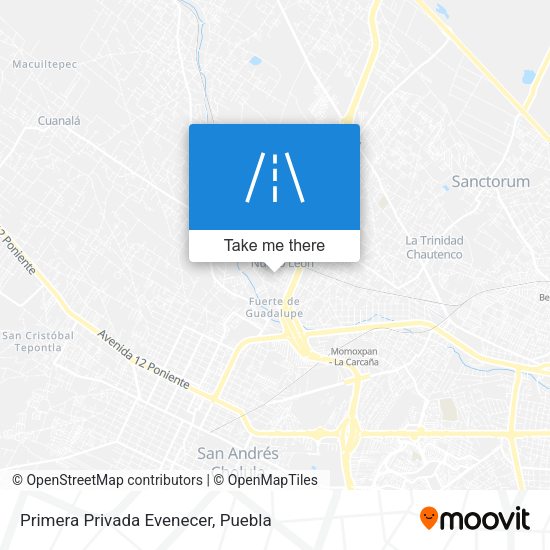 Primera Privada Evenecer map