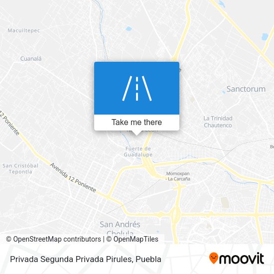 Privada Segunda Privada Pirules map