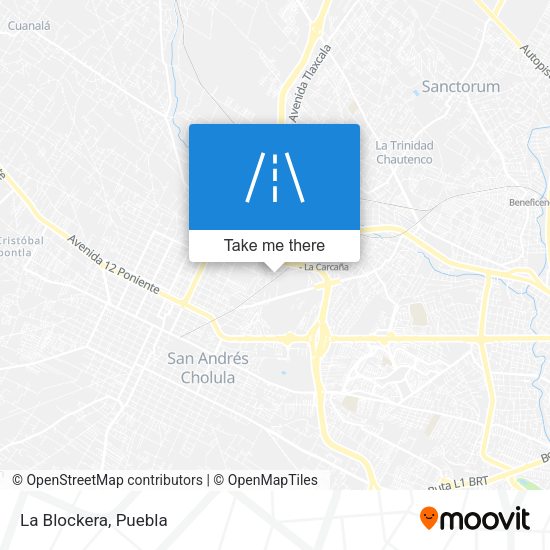 Mapa de La Blockera