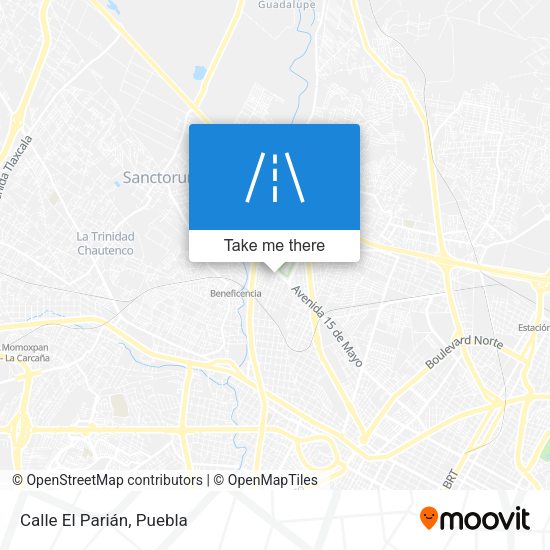 Mapa de Calle El Parián