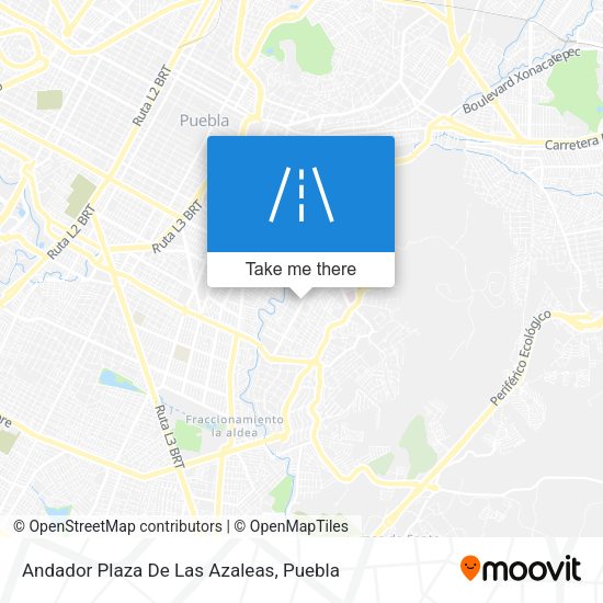 Andador Plaza De Las Azaleas map