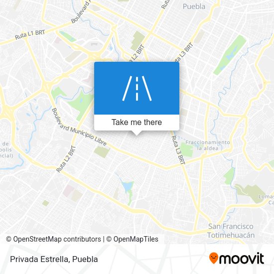Mapa de Privada Estrella