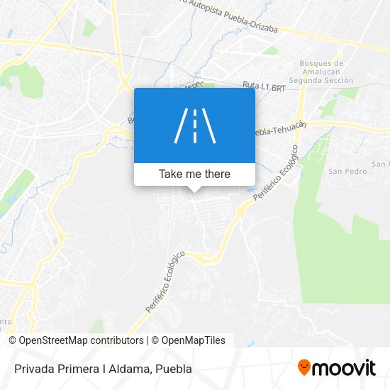Privada Primera I Aldama map
