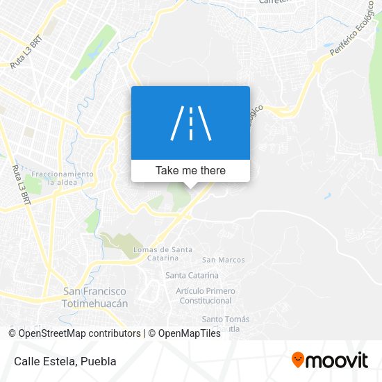 Mapa de Calle Estela