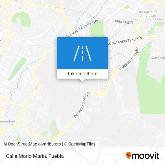 Mapa de Calle Mario Marín
