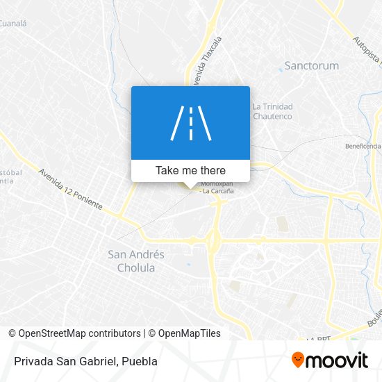 Mapa de Privada San Gabriel
