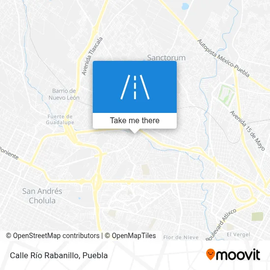 Calle Río Rabanillo map